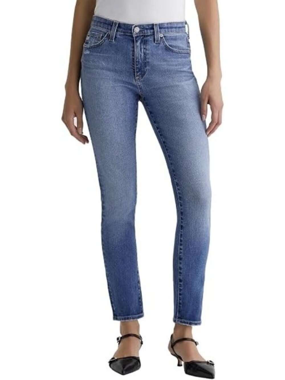 NWT Adriano Goldschmied AG Mari in 13 Years Mid-Rise Slim Straight Jeans 28